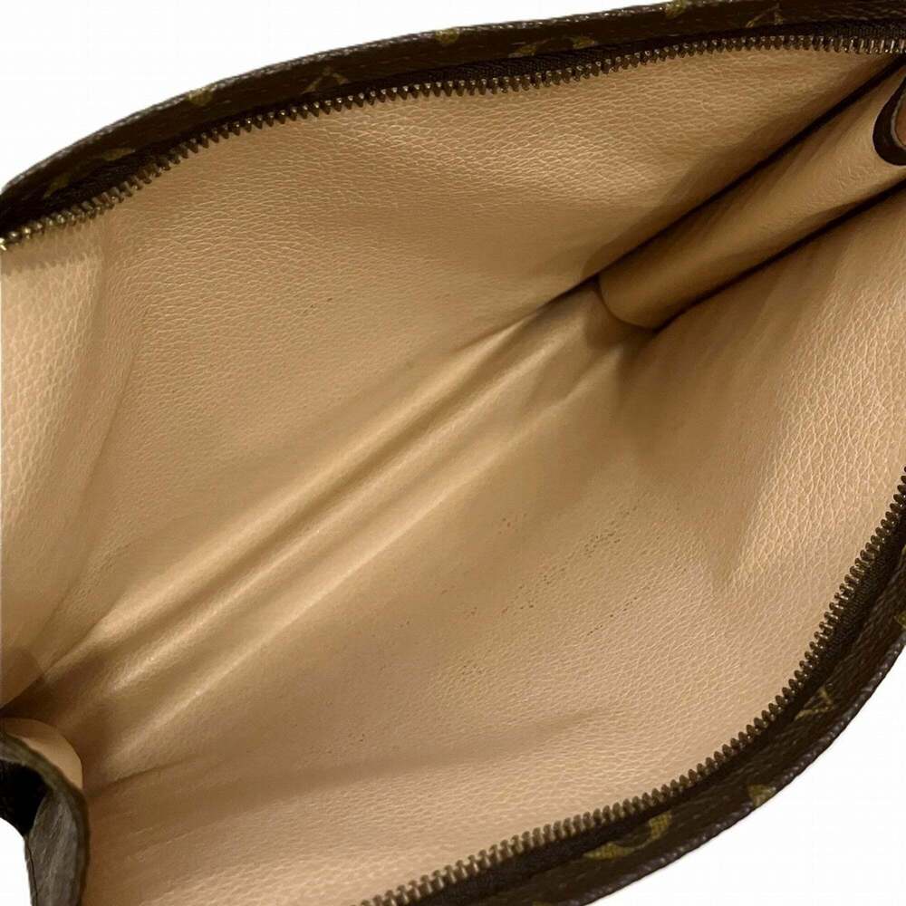 LOUIS VUITTON Brown Monogram Canvas Pochette Clutch Bag - Picture 5 of 9
